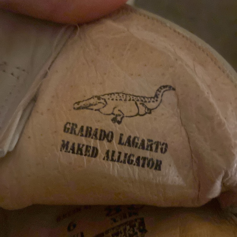Vintage alligator cowboy boots - Picture 3 of 7